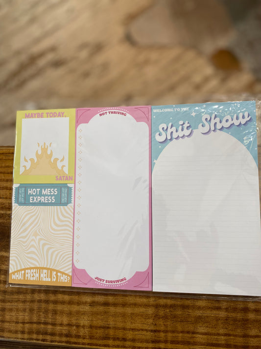 Shit Show Notepads