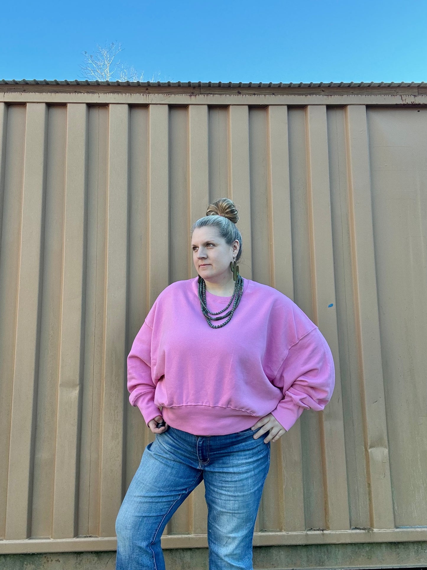 Piper Cotton Candy Oversized Sweatshirt