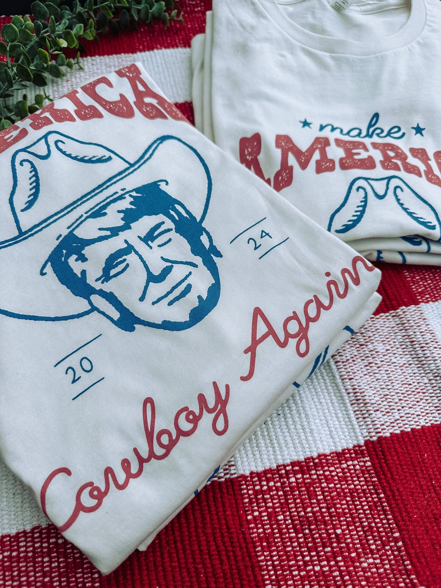 Make America Cowboy Again | Vintage White | Short Sleeve Tee