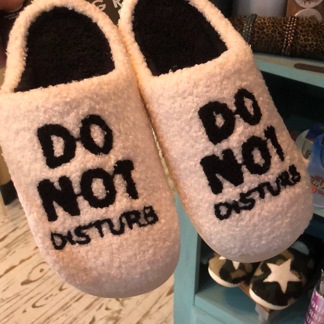 Do Not Disturb Slippers