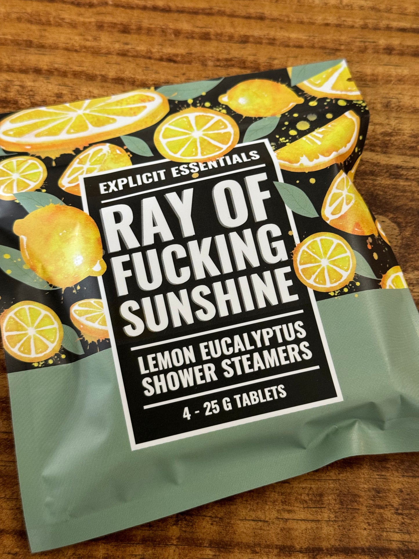 Ray of Fucking Sunshine Shower Steamers