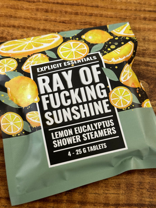 Ray of Fucking Sunshine Shower Steamers