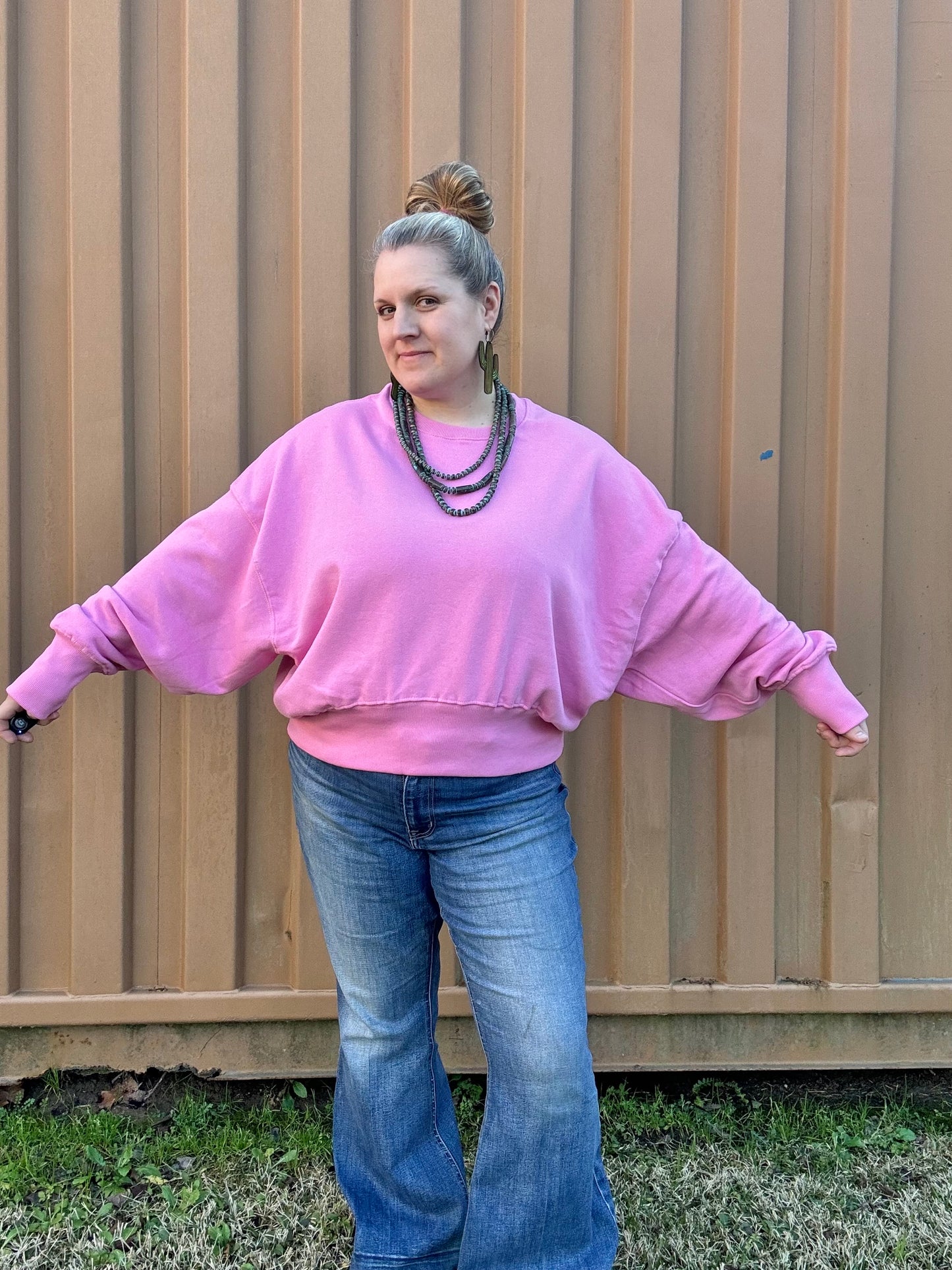 Piper Cotton Candy Oversized Sweatshirt