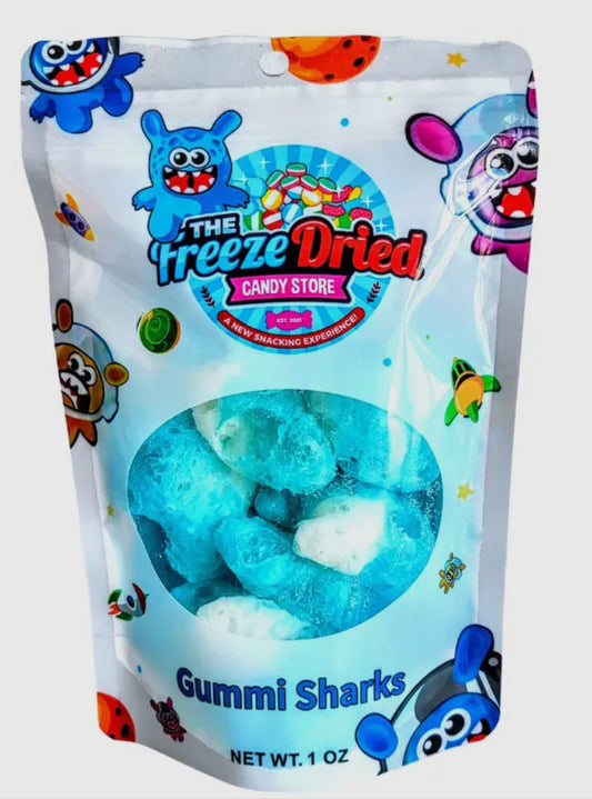 Freeze Dried Gummi Sharks