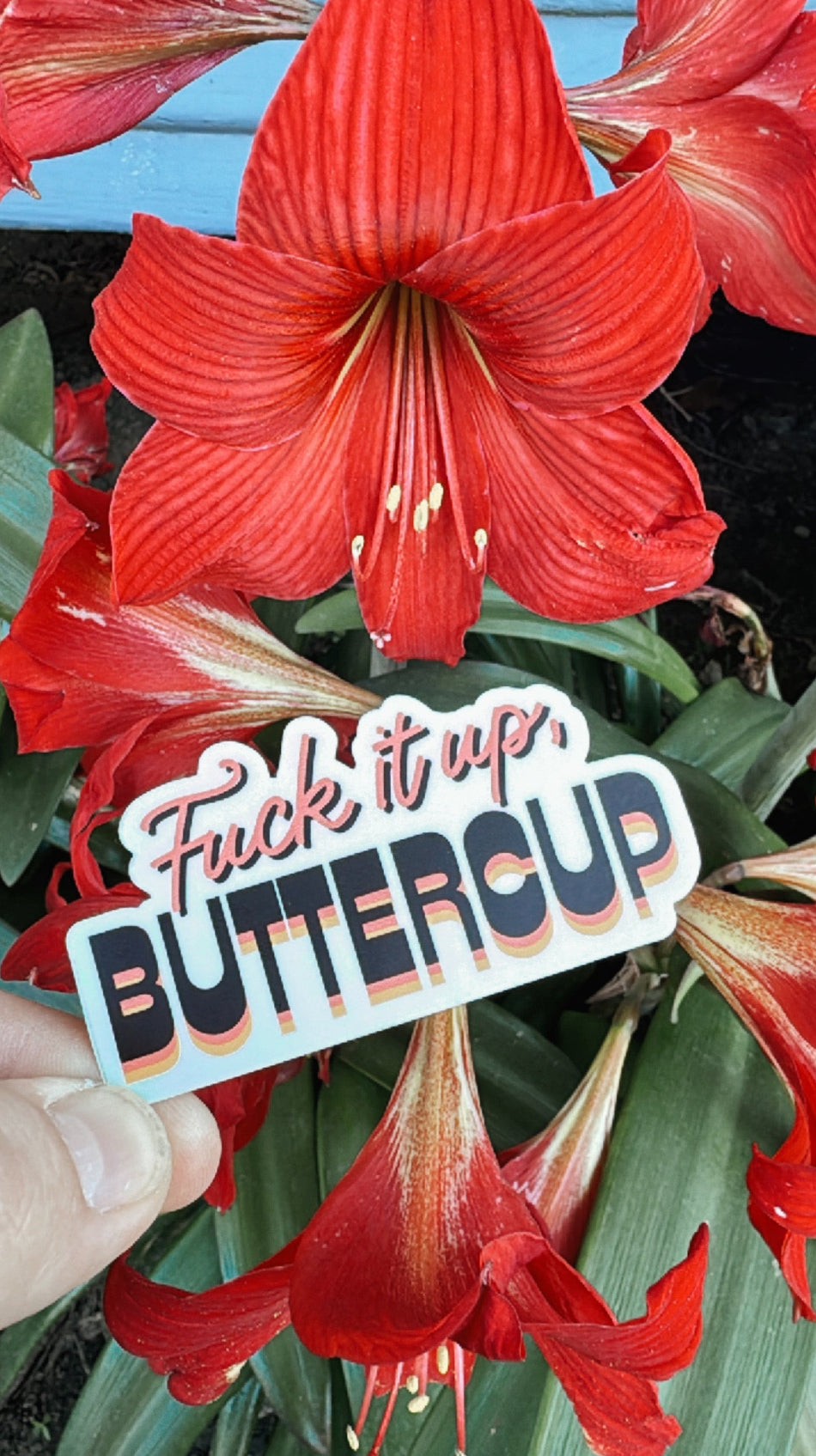 Fuck It Up Buttercup Sticker