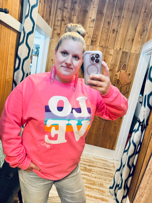 Neon LOVE Sweatshirt