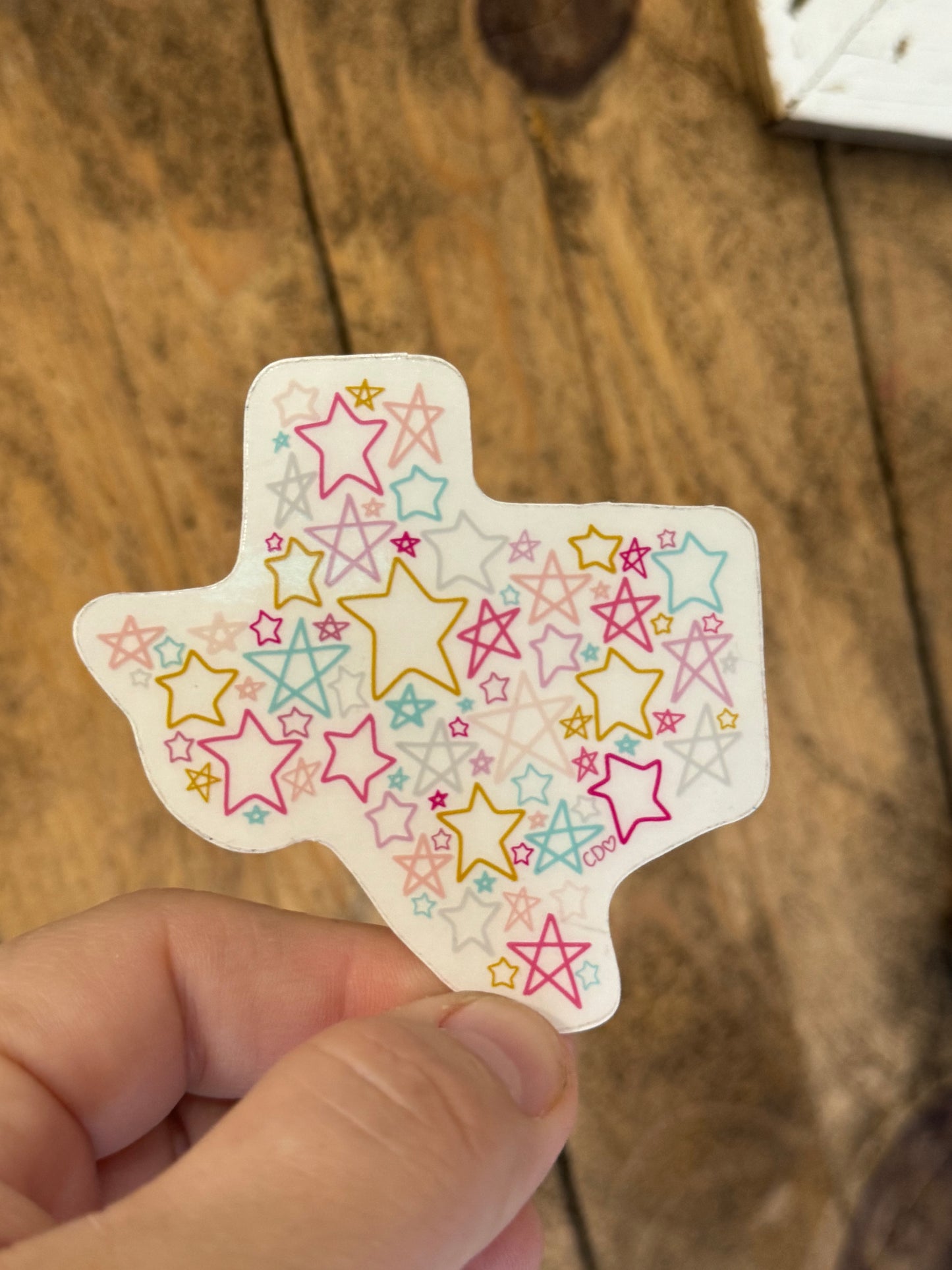 Stars Over Texas Sticker