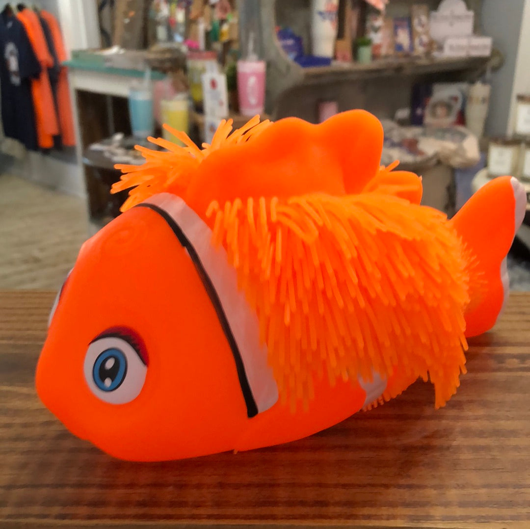 Light Up Squeeshy Goldfish Toy