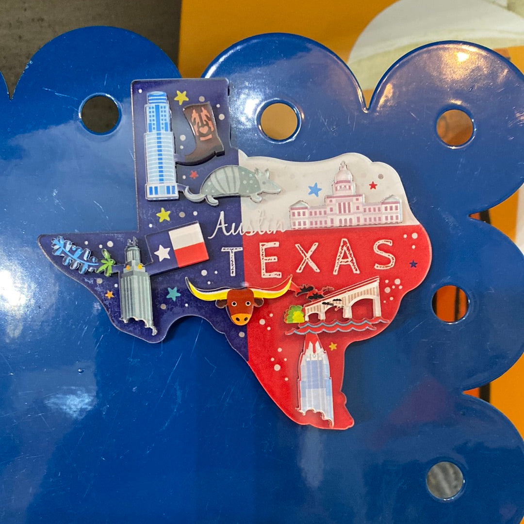 Acrylic Texas Magnet