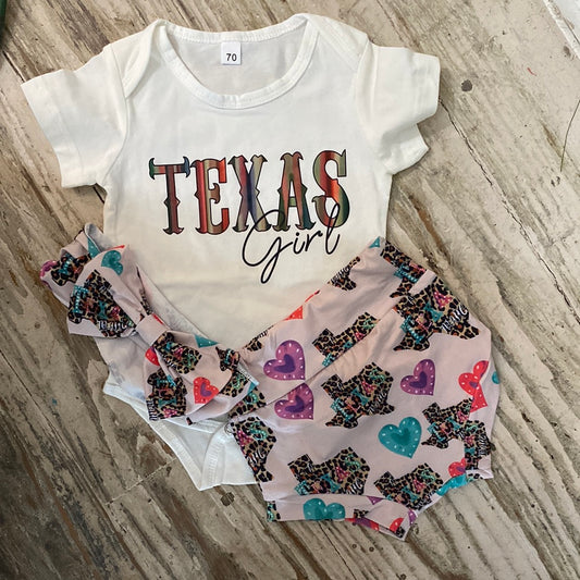 Texas Girl 3 piece set