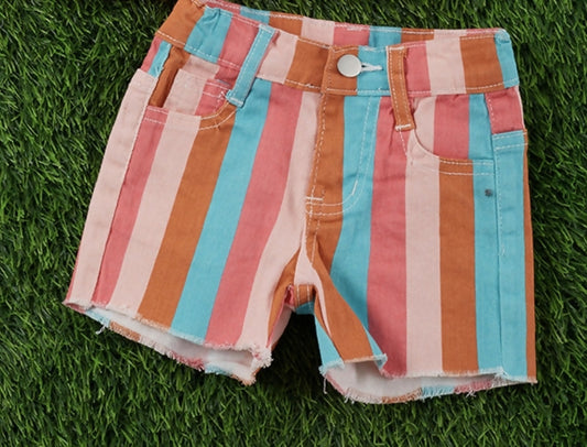 Multi color Jean Shorts