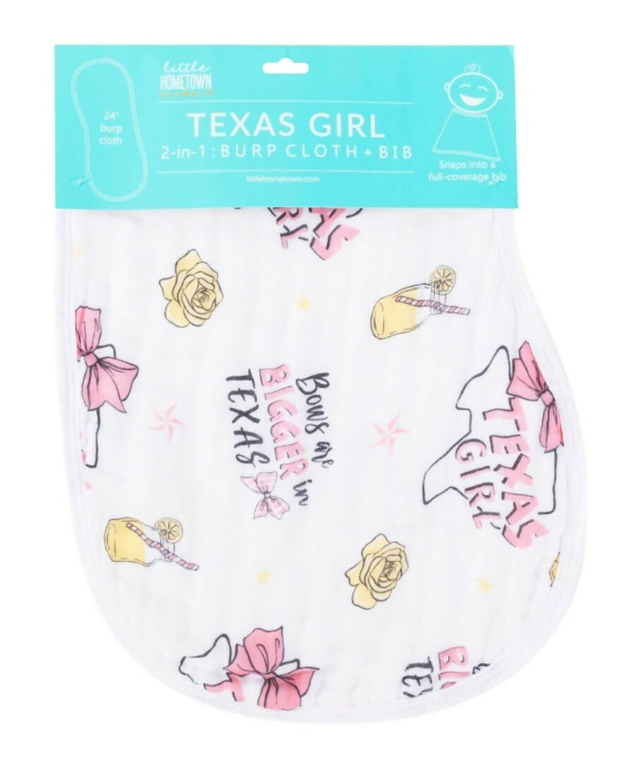 2 in1 Burp Cloth + Bib