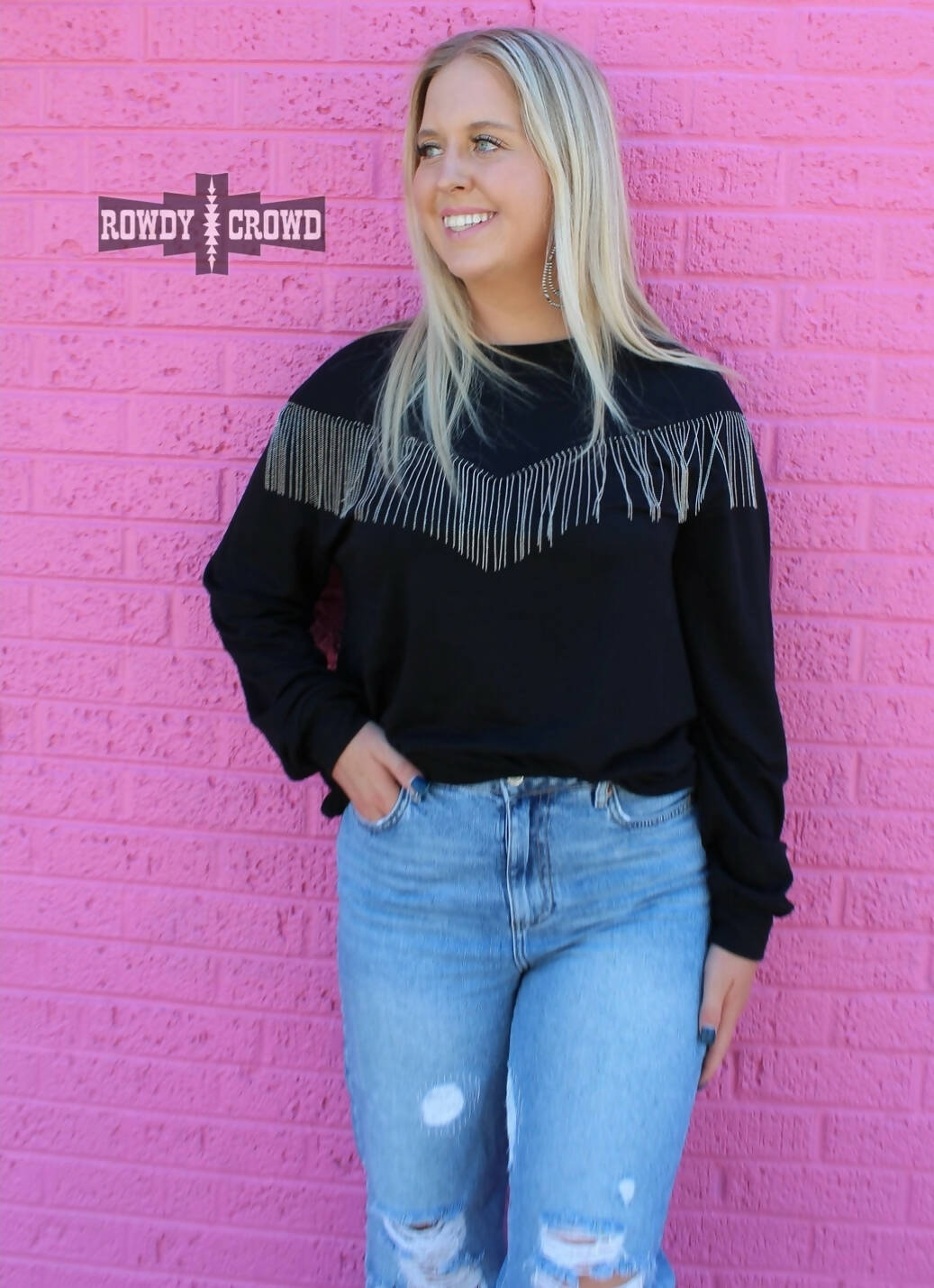 Rhinestone Cowgirl Sweater