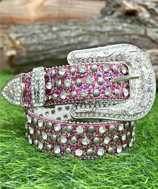 Girls Rhinestone & Glittery Belts