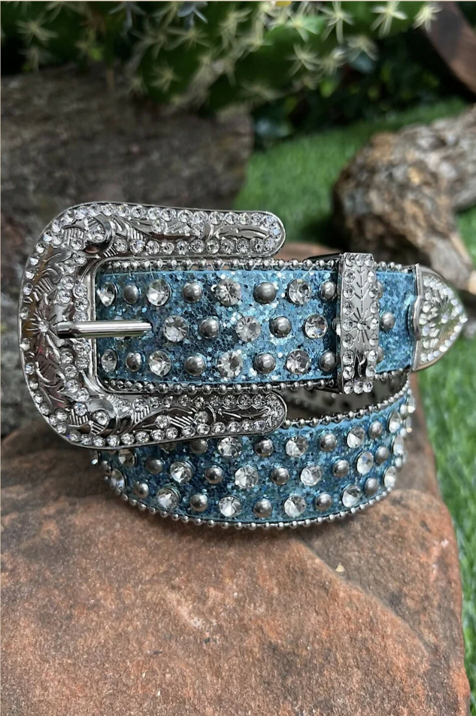 Girls Rhinestone & Glittery Belts