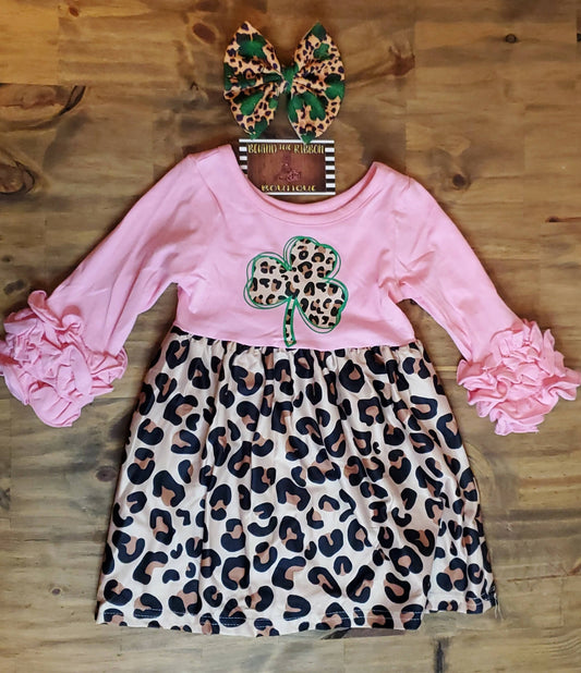 Leopard Shamrock Dress