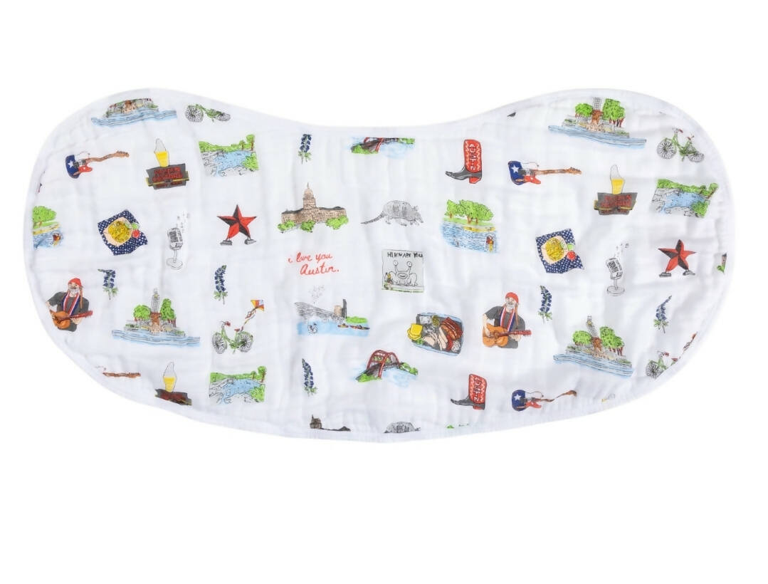 2 in1 Burp Cloth + Bib